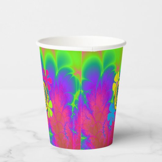 和平サイン 紙コップ (右)