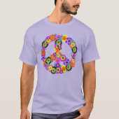 和平サイン Tシャツ (正面)