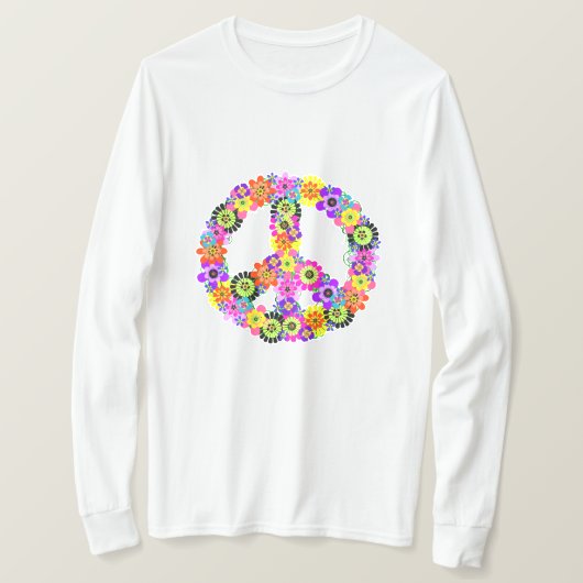和平サイン Tシャツ (デザイン正面)