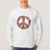 和平サイン Tシャツ (正面)