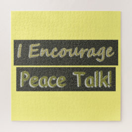 「和平交渉を奨励する!」 かわいいデザイン。買今 ジグソーパズル