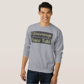 「和平交渉を奨励する！」 かわいいデザイン。買今 スウェットシャツ (正面フル)