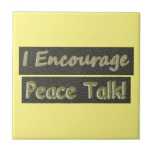 「和平交渉を奨励する！」 かわいいデザイン。買今