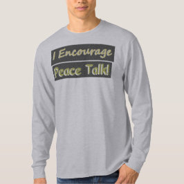 「和平交渉を奨励する!」 かわいいデザイン。買今 Tシャツ