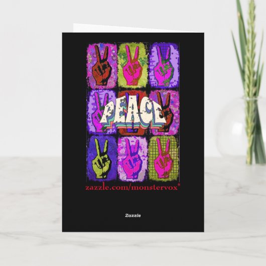 和平挨拶カード カード (裏面)