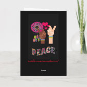 和平挨拶カード カード (裏面)