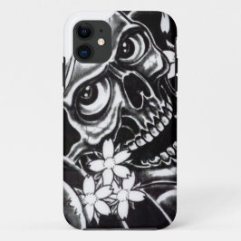 和彫り ドクロ iPhone 11 ケース