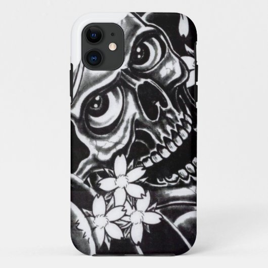 和彫り ドクロ Case-Mate iPhoneケース (裏面)
