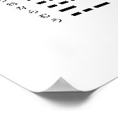 和文モールス符号 Wabun Code ポスター (角)