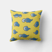 和日本の柄 クッション (裏面)