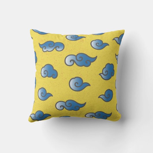 和日本の柄 クッション (裏面)