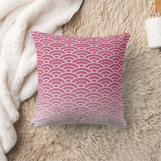 和日本の柄 クッション (ブランケット)