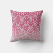 和日本の柄 クッション (裏面)