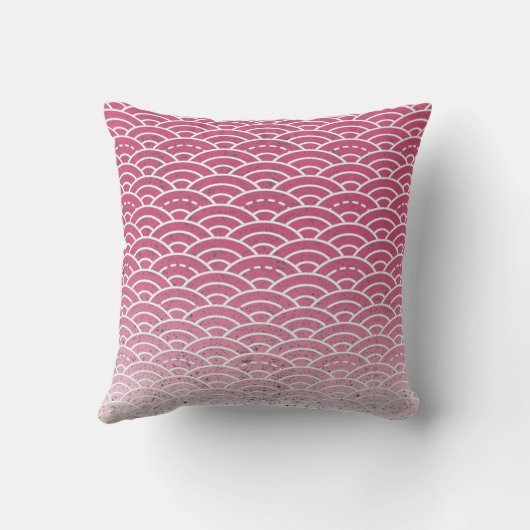 和日本の柄 クッション (裏面)