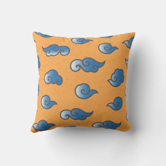 和日本の柄 クッション (裏面)