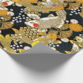和柄の包装紙 ラッピングペーパー (角)