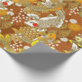 和柄の包装紙 ラッピングペーパー (角)