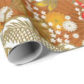 和柄の包装紙 ラッピングペーパー (ロールコーナー)