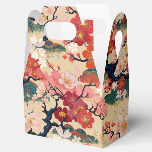 和柄パーティーの特典箱 フェイバーボックス (オープン)