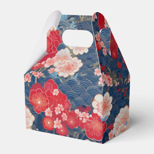 和柄パーティーの特典箱 フェイバーボックス (正面サイド)