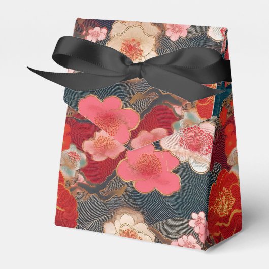 和柄パーティーの特典箱 フェイバーボックス (正面サイド)