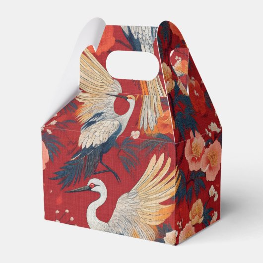 和柄パーティーの特典箱 フェイバーボックス (正面サイド)