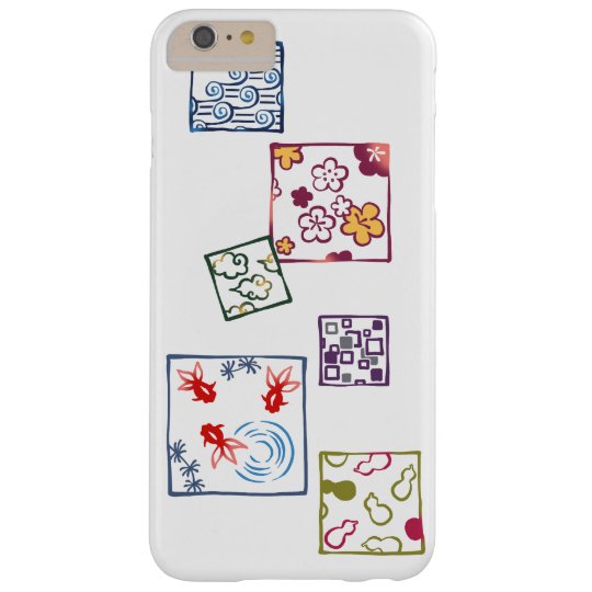 【和柄四角枠(カラフル)】Japanese pattern in Square(colorful) Barely There iPhone 6 Plus ケース