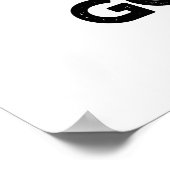 和牛のステーキおもしろいパンだ ポスター (角)