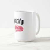 和牛ステーキ – プレミアムミートラバー コーヒーマグカップ (正面右)