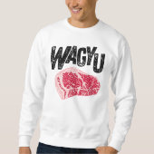和牛ステーキ – プレミアムミートラバー スウェットシャツ (正面)