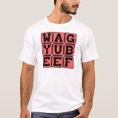 和牛ビーフ、牛日本の肉 Tシャツ (正面)