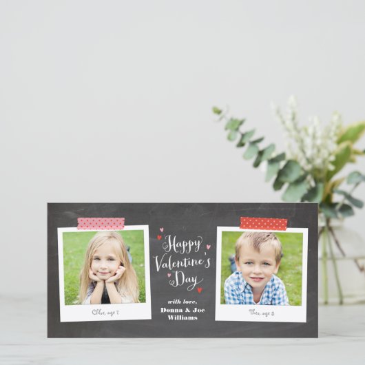 和紙テープと黒板フォトカード シーズンカード (スタンド正面)