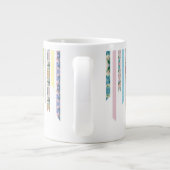 和紙テープパステル | DIY & Crafts |リボンストリップ ジャンボコーヒーマグカップ (裏面)