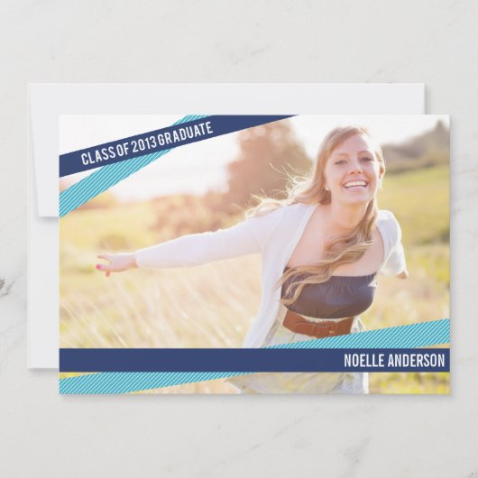 和紙テープ|卒業招待状 招待状 (正面)