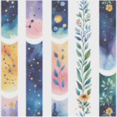 和紙テー疑問に思プ：装飾プランナーステッカーStr シール (正面)