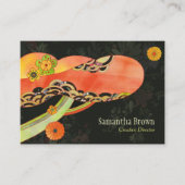 和紙日本ののパタユニークーン 名刺 (正面)