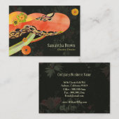 和紙日本ののパタユニークーン 名刺 (正面/裏面)