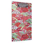 和紙日本の赤フローラ折り紙友禅クリップボード クリップボード (右)