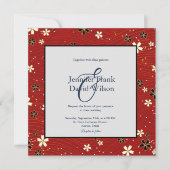 和紙紙結婚式招待状 招待状 (正面)