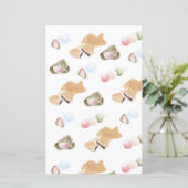 和菓子日本の柄紙シート (スタンド正面)