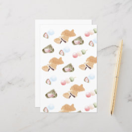 和菓子日本の柄紙シート