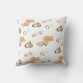 和菓子日本の柄 クッション (裏面)