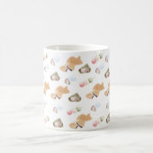 和菓子日本の柄 コーヒーマグカップ (中央)