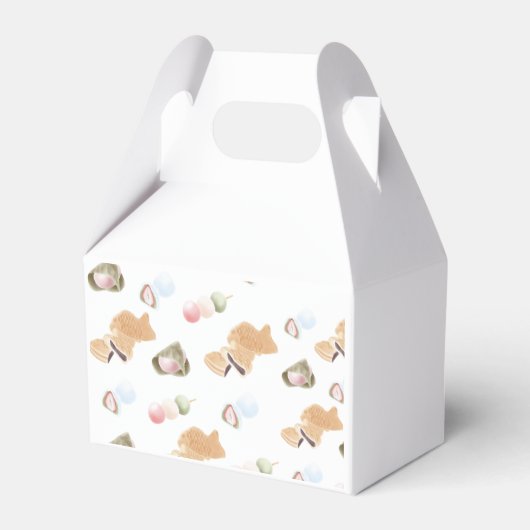 和菓子日本の柄 フェイバーボックス (正面サイド)