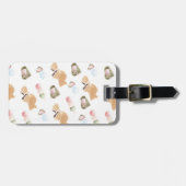 和菓子日本の柄 ラゲッジタグ (正面横)