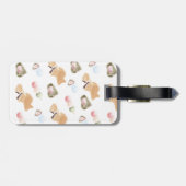 和菓子日本の柄 ラゲッジタグ (裏面横)