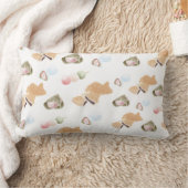 和菓子日本の柄 ランバークッション (ブランケット)