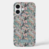 和風さくら鯉魚プリントモノグラム Case-Mate iPhoneケース (裏面)