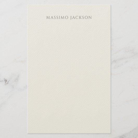 和風な名前の書体 シンプルで淡い色合い 便箋 (正面)