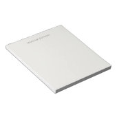 和風な名前の書体 シンプルなパステルカラー ノートパッド (アングル)